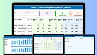 Finance and Accounting KPI Dashboard in Power BI