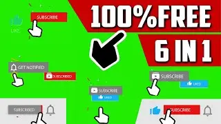 YOUTUBE GREEN SCREEN 6 UNIQUE STYLE 2020 II 100% FREE