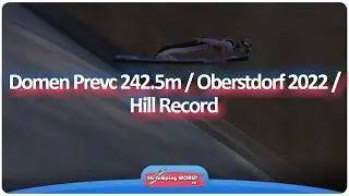 Domen Prevc 242.5m / Oberstdorf 2022 / Hill Record