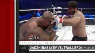 Knockout of the Day: Zaur Gadzhibabayev Drops David Trallero at M-1 Challenge 59