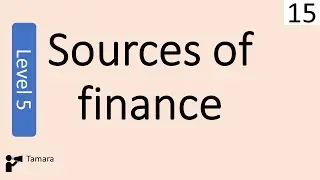 Sources Of Finance - Business management Level 5