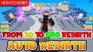 We Can't Use Golden Warrior for Auto Rebirth!? - Howto Series | Roblox Muscle Legends