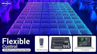How to Control 3D LED Dance Floor in Various Event Scene?