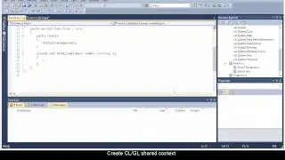 CLKinect add references and shared context