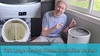 PERFECT FOR LARGE ROOMS - Y&O Heated Steam Humidifier Review