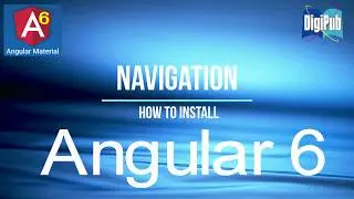 How to install Angular Material Navigation in Angular6