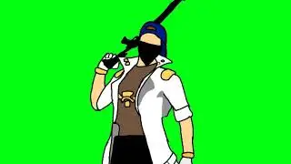 free fire green screen
