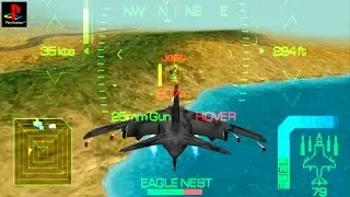 Eagle One: Harrier Attack - Gameplay PSX / PS1 / PS One / HD 720P (Epsxe)