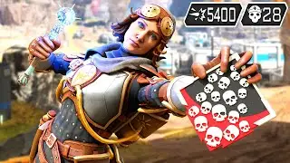HORIZON 28 KILLS AND 5400 DAMAGE IN JUST ONE GAME (Apex Legends Gameplay)