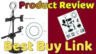 Live Stream Ring Light with Phone Holder and Microphone Stand 3 Light Modes | Product Review