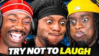 The BOYZ Try Not To Laugh FT. Kai Cenat & BruceDropEmOff 