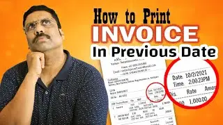 How to Print Invoice in Previous Date Raintech POS Billing software