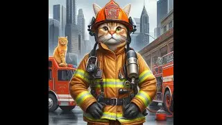 Cats - Firefighters #cat