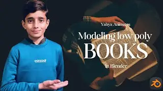 You Won’t Believe How Easy This Low Poly Book Is in Blender! #tutorial #trending #blender