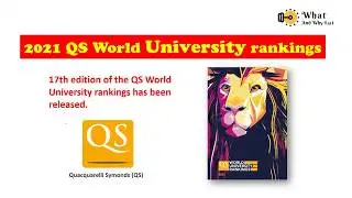 2021 QS World University Ranking