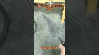 DIY: Making a spear out of a floor scraper. #hunting #trapping #primative