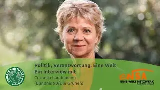 Politik, Verantwortung, Eine Welt – Cornelia Lüddemann