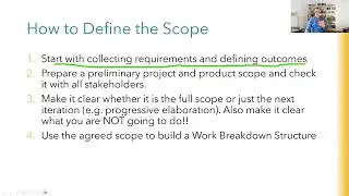 Defining a Project Scope