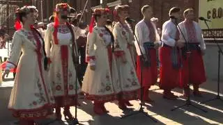 Солонянские яблочки, царичанское мясо и магдалиновский мед на продовольственной ярмарке