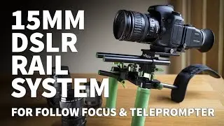 Imorden IR-02 Shoulder Rig Camera Mount – 15mm Rail System for Teleprompter and Follow Focus