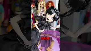 Black Dress Wednesday Monster High Doll Rave'n  #shorts #wednesday #netflix #addamsfamily #unboxing