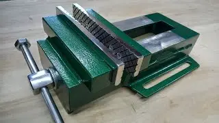 DIY vise. Vises made from a piece of channel steel.