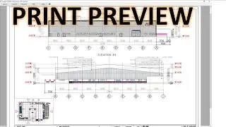 progeCAD 2021 | PRINT PREVIEW xem trước bản vẽ tốt hơn