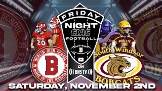 Berlin vs. South Windsor Football 11/2/24