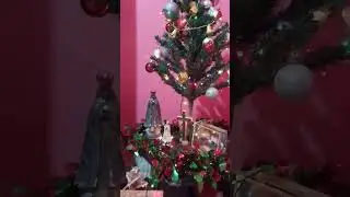 minha árvore de Natal amanhã sair vídeo no canal como montei