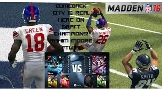 EPIC DRAFT CHAMPIONS SHOWDOWN! Madden 16 Draft Champions Gameplay COMEBACK CITY IS REAL!