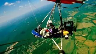 Афанасьево, вид сверху!/Flight on a hang-glider on p. Afanasievo
