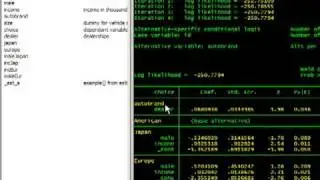 Discrete Choice (Logit) models in Stata and R