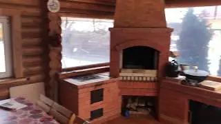 Как построить беседку из оцилиндрованного бревна