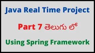 Java Real-time project for beginners // by using spring boot // Easy Learning Channel
