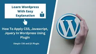 Add JavaScript & CSS to WordPress 🚀 Simple Plugin Tutorial | Simple Custom CSS and JS plugin