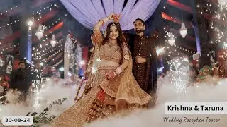 Krishna & Taruna Wedding Reception Teaser | Highlights #weddingphotography #wedding #marriage