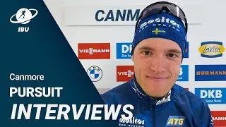 World Cup 23/24 Canmore: Men Pursuit Interviews