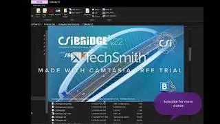 BRIDGE V22 CSI - Computerized Engineering Tool Install & Crack 2020 in 10 minutes - SOFTWARE FACTORY