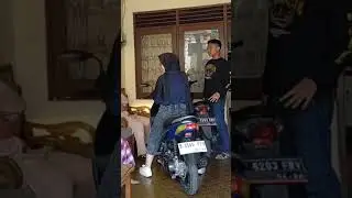 Kakak Cila /Kayla Naik Motor Diluar Nurul