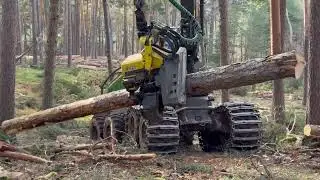 COME with me to see the john deere 1270g harvester work🌲🌲🌲🌲🌲🚀🚀