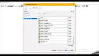 how to generate Sql Script in Sql Server Management Studio