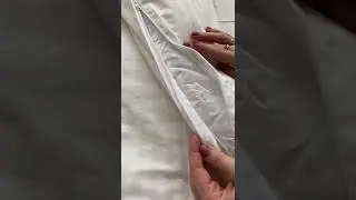 Комплект из белого страйп-поплина