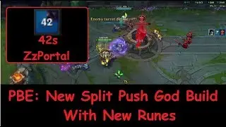 [PBE] Split Push Siege God Build with the New Runes