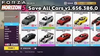 Forza Horizon 5 Save v1.656.386.0 All Cars