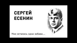 Мне осталась одна забава...    (С. Есенин)