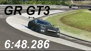 New Toyota GR GT3 around the Nordschleife [Assetto Corsa]