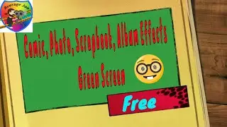 Comic, Photo, Scrapbook, Album Effects Free on Green Screen
