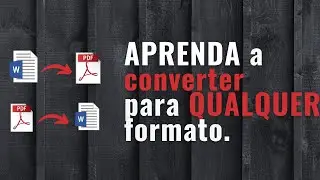 Como Converter documentos PDF para WORD | Dicas