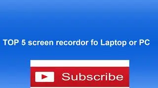 Top 5 Screen recording software