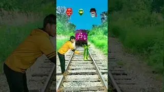 Funny Aliyan and train magic video 